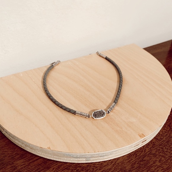 Kendra Scott Jewelry - Kendra Scott Cooper Braided Leather Pendant